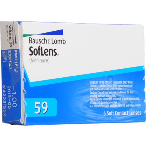    Bausch & Lomb SofLens 59, 6 ., R 8,6, D -7,5   -     , -,   