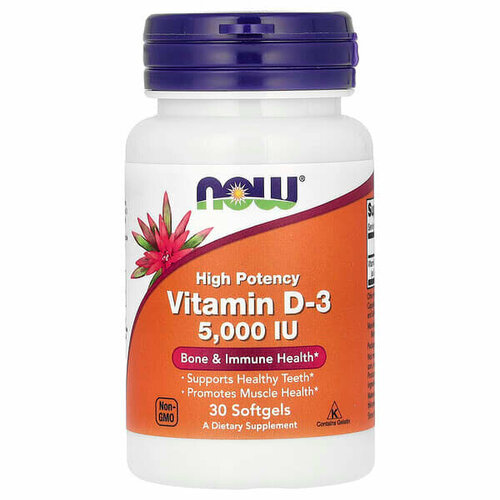  Now Foods,  D3, , 125  (5000 ), 30     -     , -,   