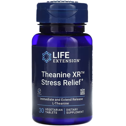 ������ ������ Life Extension, Theanine XR Stress Relief, 30 �������������� �������� ����