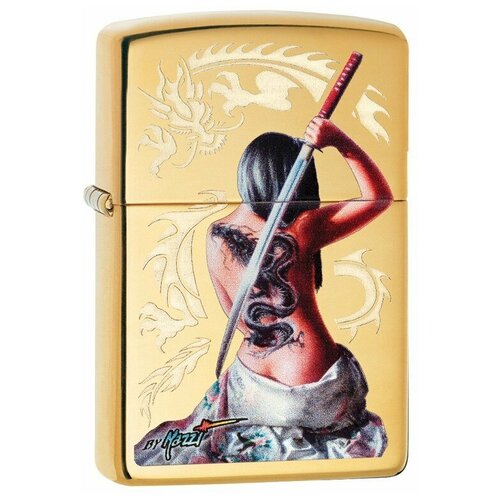   Zippo Mazzi   High Polish Brass, 29668    -     , -,   