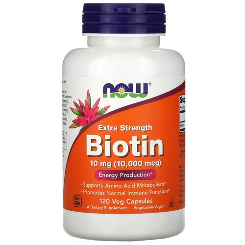 ������ ������ ������� NOW Biotin Extra Strength, 210 �, 10 ��, 120 ��. ����