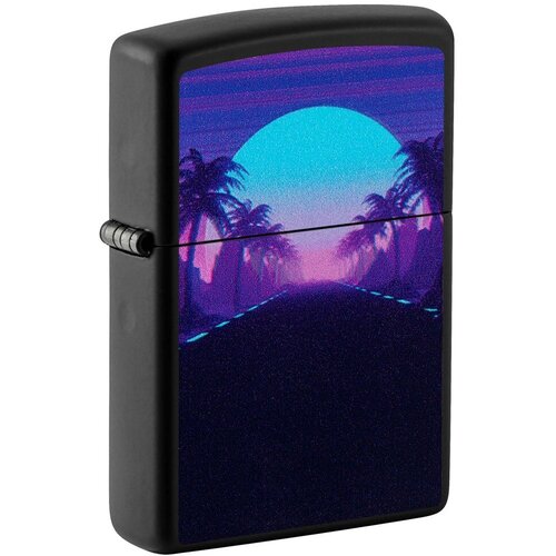������ ������ ��������� ZIPPO Sunset Black � ��������� Black Light, ������/�����, ������, �������, 38x13x57 �� ����