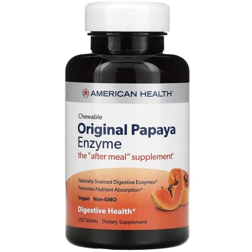  American Health, Papaya Enzyme,    , 250    -     , -,   