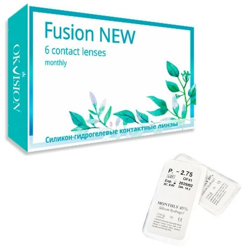 ������ ������ ���������� ����� OKVision Fusion NEW, 6 ��., R 8,6, D +4, 1 ��. ����