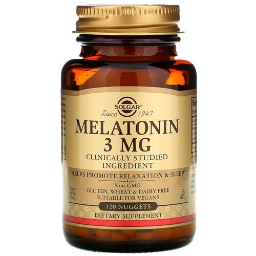 ������ ������ �������� SOLGAR Melatonin 3 ��, 150 �, 120 ��, 3 ��, 120 ��. ����