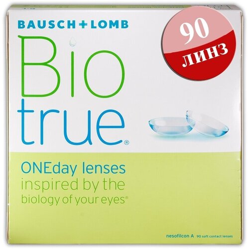 ������ ������ ���������� ����� Bausch & Lomb Biotrue ONEday, 90 ��., R 8,6, D -5, 1 ��. ����