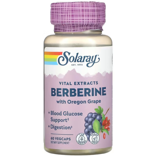  Solaray Berberine with Oregon Grape Vital Extracts 60   (Solaray)   -     , -,   