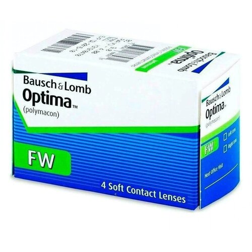 ������ ������ ���������� ����� Bausch & Lomb Optima FW, 4 ��., R 8,4, D -2,75 ����