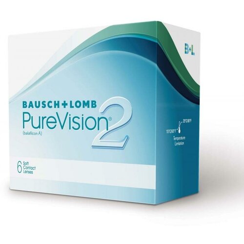 ������ ������ ���������� ����� Bausch & Lomb PureVision 2 HD., 6 ��., R 8,6, D 0 ����