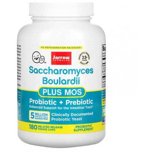   Jarrow Formulas Saccharomyces Boulardii plus MOS, 240 , 5  , 180 .   -     , -,   