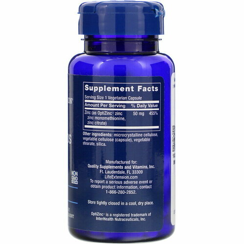 ������ ������ Life Extension Zinc 50 �� (����) 90 ��� ������ (Life Extension) ����
