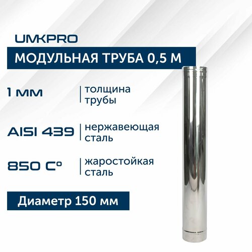 ������ ������ ����� ��������� ��� �������� 0,5 � UMKPRO D 150, AISI 439/1,0�� ����