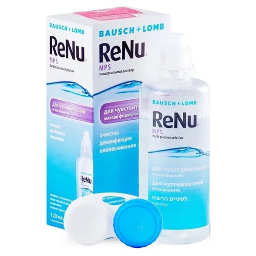 ������ ������ ������� Bausch & Lomb Renu MPS, � �����������, 120 ��, 1 ��. ����