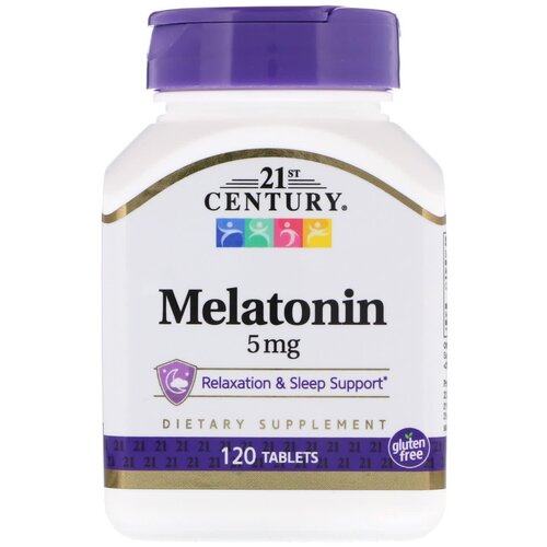 ������ ������ �������� 21st Century Melatonin, 100 �, 5 ��, 120 ��. ����