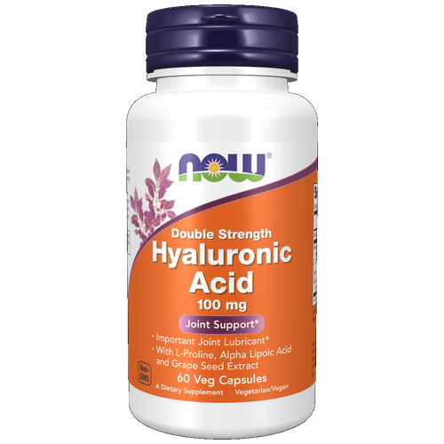  Now Foods     445 60 (HYALURONIC ACID 100MG 2X PLUS 60 VCAPS)   -     , -,   