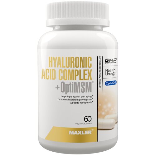 ������ ������ MAXLER Hyaluronic Acid Complex + OptiMSM ����., 60 �, 60 ��., 1 ��. ����