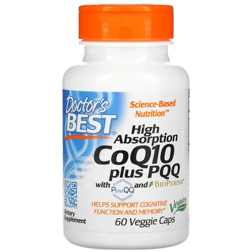   Doctor's Best High Absorption CoQ10 plus PQQ ., 70 , 60 .   -     , -,   