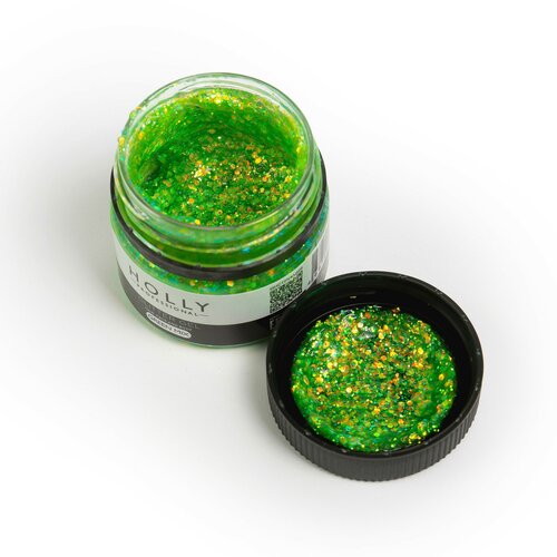  Holly Professional   , ,    Glitter Gel Green Mix   -     , -,   