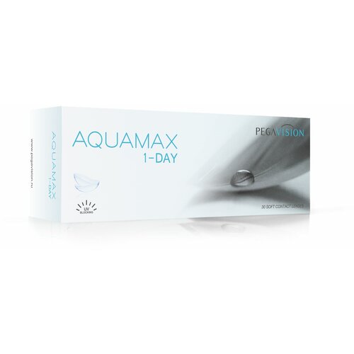 ������ ������ ���������� ����� Pegavision Aquamax 1-Day, 30 ��., R 8,6, D -6, ����������, 1 ��. ����