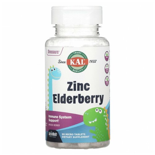 ������ ������ Zinc Elderberry ActivMelt (���� � ������) 90 �������� (KAL) ����