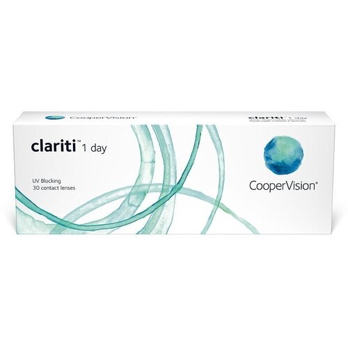 ������ ������ ����������� ���������� ����� CooperVision Clariti 1 day, 30 ��., R 8,6, D -3,75, 1 ��. ����