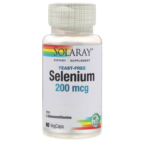 ������ ������ ������� Solaray Selenium (yeast-free), 70 �, 200 ���, 90 ��. ����