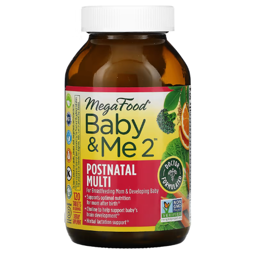 ������ ������ MegaFood, Baby & Me 2, �������������� ��� ������������� �������, 120 �������� ����