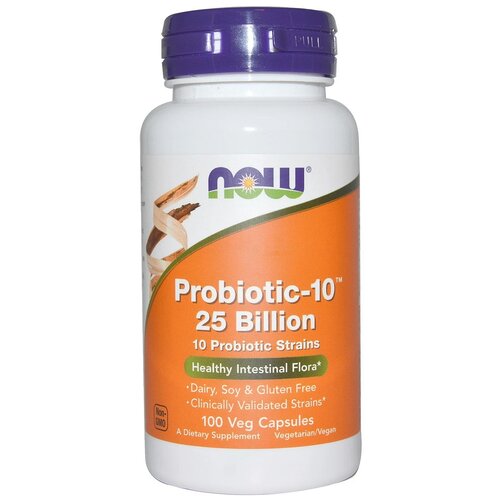   NOW Probiotic-10 25 Billion, 350 , 100 .   -     , -,   