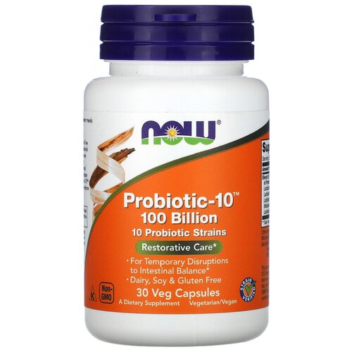   NOW Probiotic-10, 440 , 100 , 100  , 30 .   -     , -,   