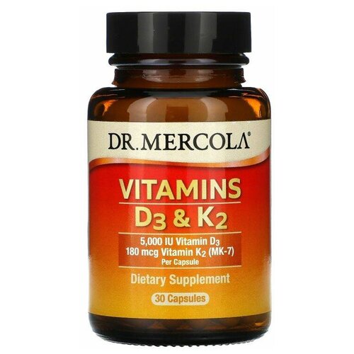   Dr. Mercola Vitamins D3 & K2, 110 , 30 .   -     , -,   