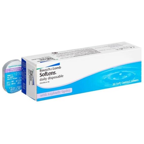    Bausch & Lomb Soflens Daily Disposable, 30 ., R 8,6, D -6,5   -     , -,   