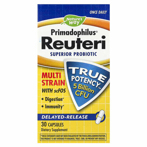  Nature's Way, Primadophilus Reuteri, 5  , 30    -     , -,   