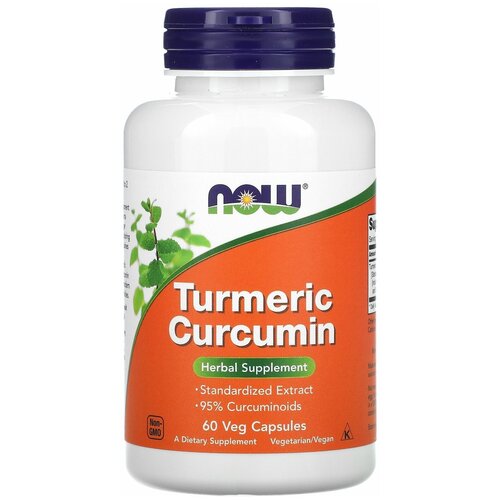  NOW Foods, Turmeric Curcumin,   , 60     -     , -,   