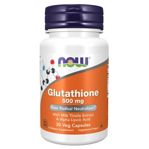  NOW Glutathione 500mg 30 caps   -     , -,   