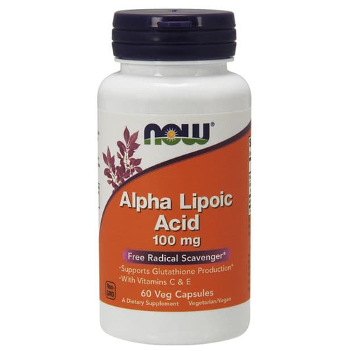   NOW Alpha Lipoic Acid with Vitamins C and E, 100 , 100 , 60 .   -     , -,   