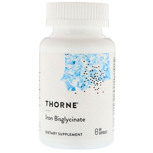 ������ ������ Thorne Research Iron Bisglycinate (���������� ������) 60 ������ (Thorne Research ) ����