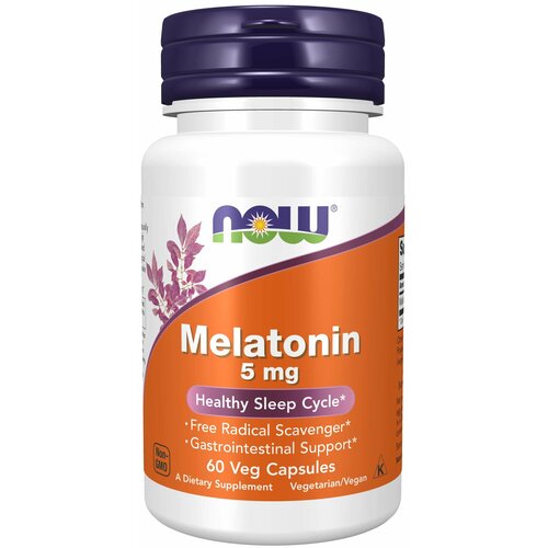 ������ ������ ������� NOW Melatonin, 60 �, 5 ��, 60 ��, 1 ��. ����