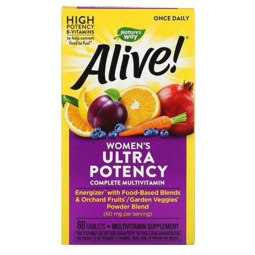   Nature's Way Alive! Once Daily Women's Ultra Potency Multi-Vitamin, 230 , 60 .   -     , -,   