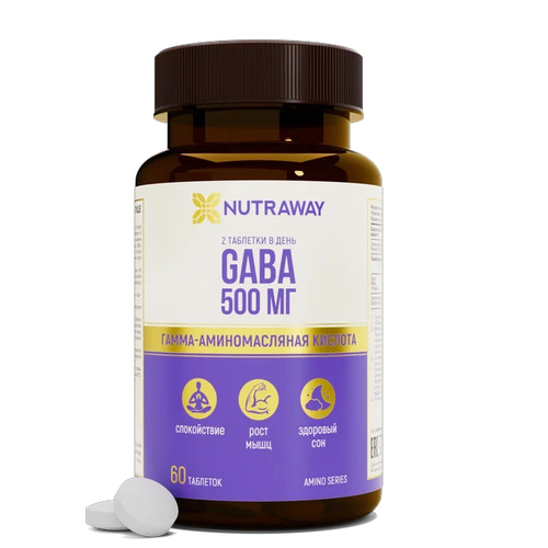       GABA / 500mg NUTRAWAY 60    -     , -,   