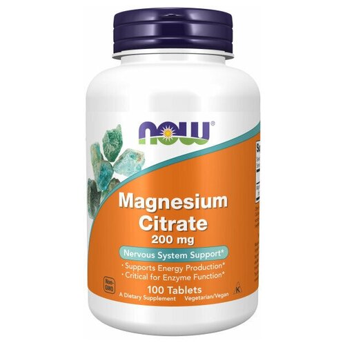 ������ ������ NOW Magnesium Citrate 200 �� 100 ���� / ��� ������ ������ 200 �� 100 ���� ����