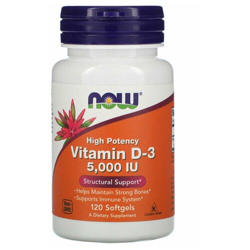  NOW Foods Vitamin D3-5000 (120 .)   -     , -,   