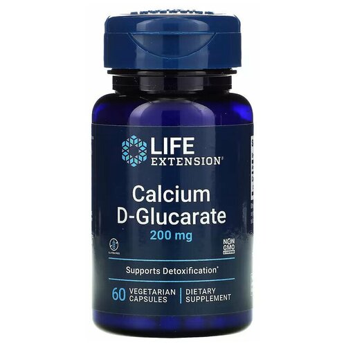 ������ ������ Life Extension Calcium D-Glucarate 200 mg - D-�������� ������� 60 �������������� ������ ����
