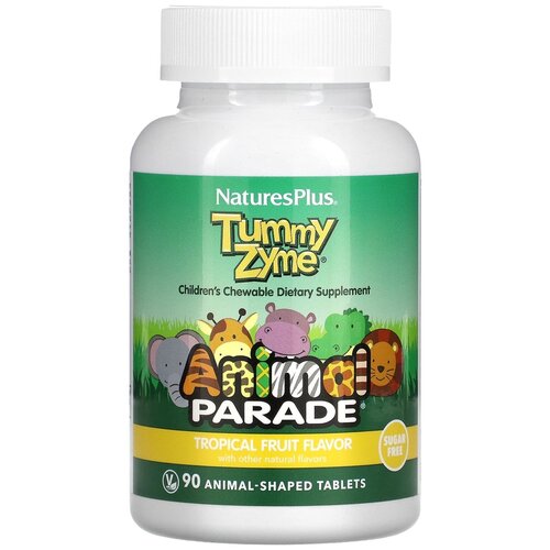  Tummy Zyme   ,     Source of Life, AnimaL Parade, 90 , NaturesPlus   -     , -,   