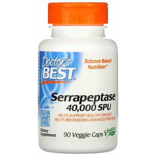   Doctor's Best Serrapeptase 40 000 SPU ., 120 , 90 .   -     , -,   