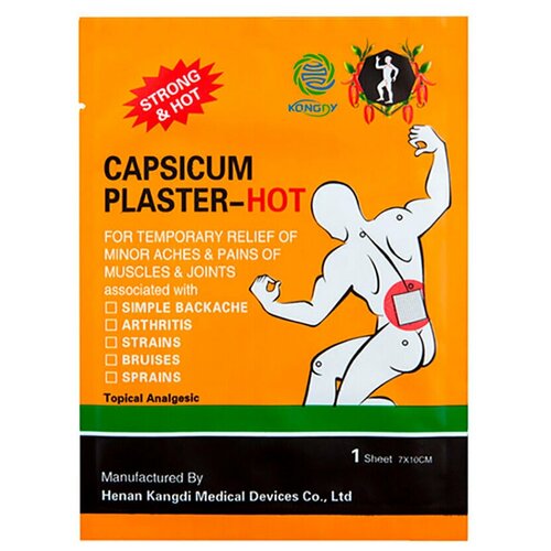 ������ ������ �������� �������� � ����������� Hot Capsicum Plaster Kongdy (1 ��.) ����