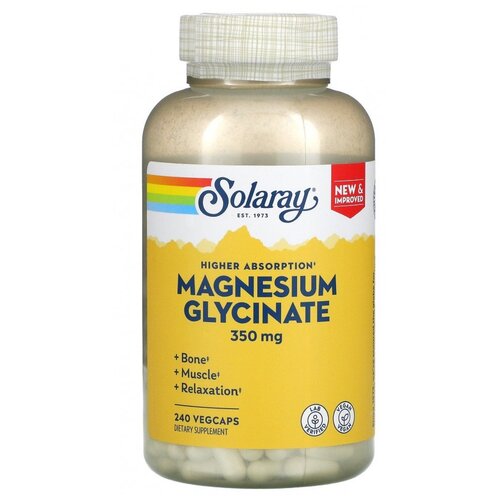   Solaray Higher Absorption Magnesium Glycinate, 360 , 350 , 240 .   -     , -,   