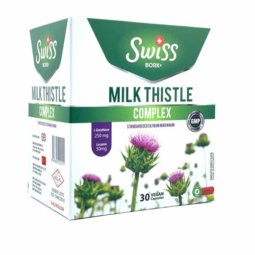 ������ ������ Milk Thistle Swiss Bork / ������������ ���������� ��� �������� ������, 30 ������ ����