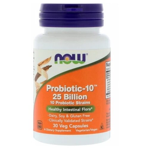   NOW Probiotic-10 25 Billion, 150 , 100 , 30 .   -     , -,   