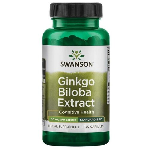   SWANSON Ginkgo Biloba Extract, 80 , 60 , 120 .   -     , -,   