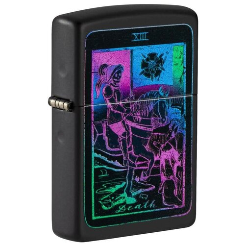 ������ ������ ��������� Zippo 49698 ���������� Tarot Card Black Matte ����